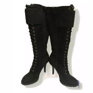 Uk Style By French Connction Suede Tall Boots